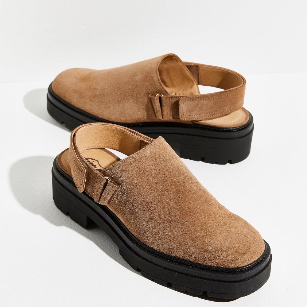 Free People Milo Slingback - beige suede